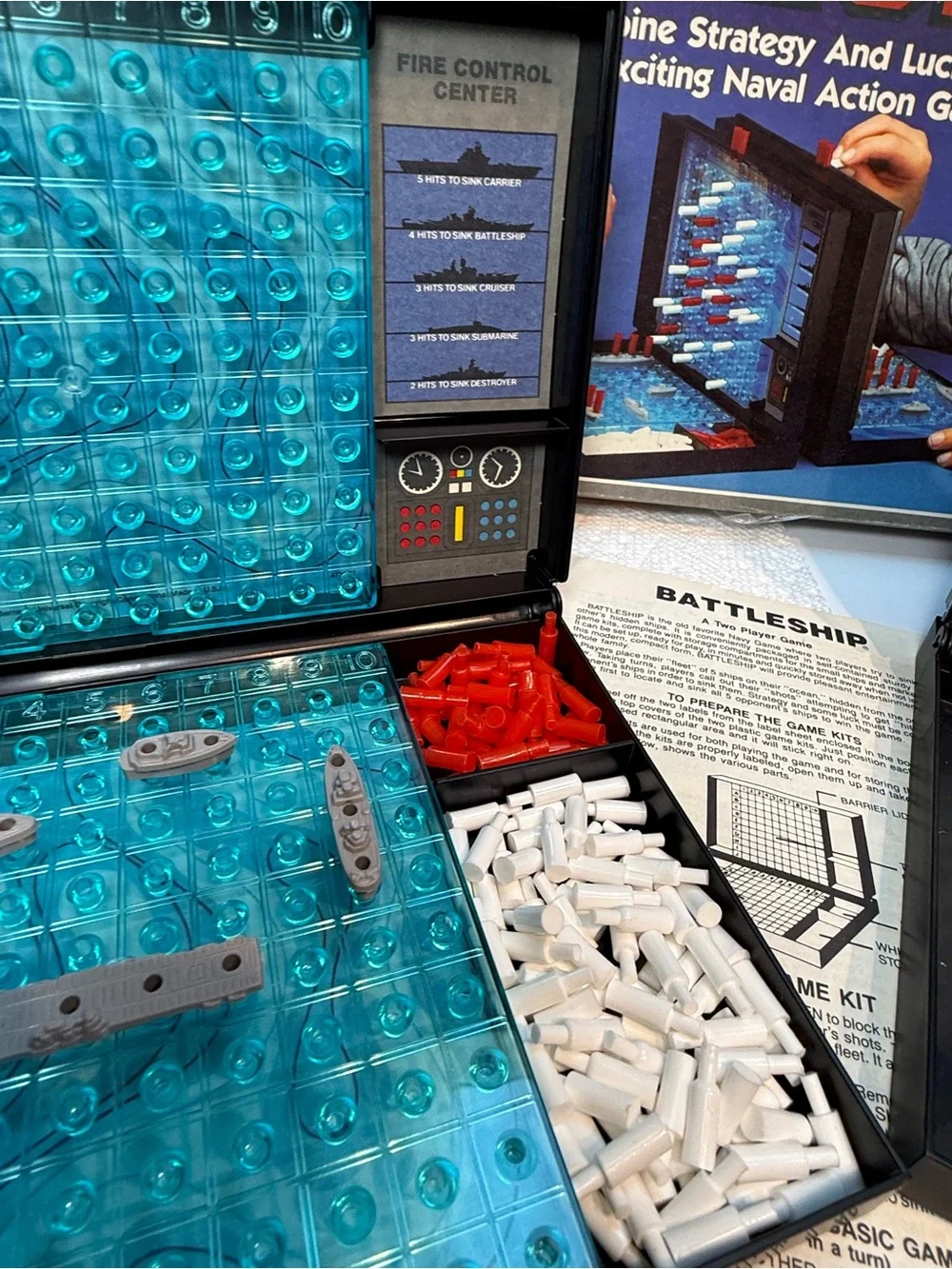 Vintage 1981 Milton Bradley Battleship Classic Game - 100% Complete
